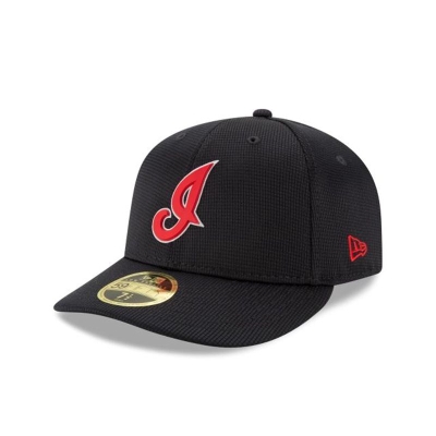 Cleveland Indians Gorra | New Era MLB Clubhouse Collection Low Profile 59fifty Fitted Cap Mexico - Azules